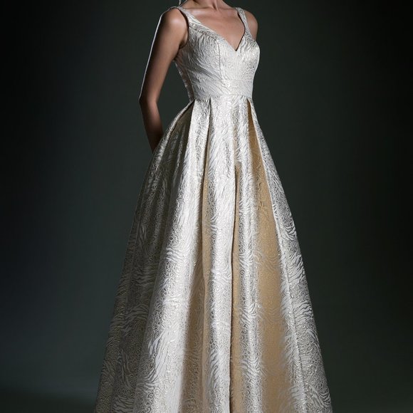 Cinderella Dresses & Skirts - V-Neck A-Line Shape Prom Dress CD5125